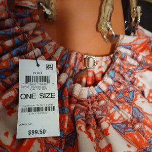 Boho bag with bamboo handles